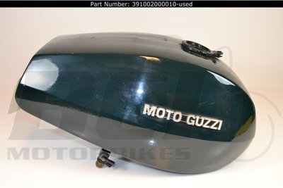 MOTO GUZZI 391002000010-USED FUEL TANK DARK-GREEN 250 TS USED
