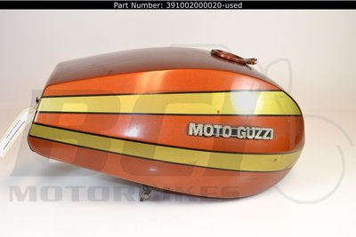 MOTO GUZZI 391002000020-USED FUEL TANK ORANGE 250 TS